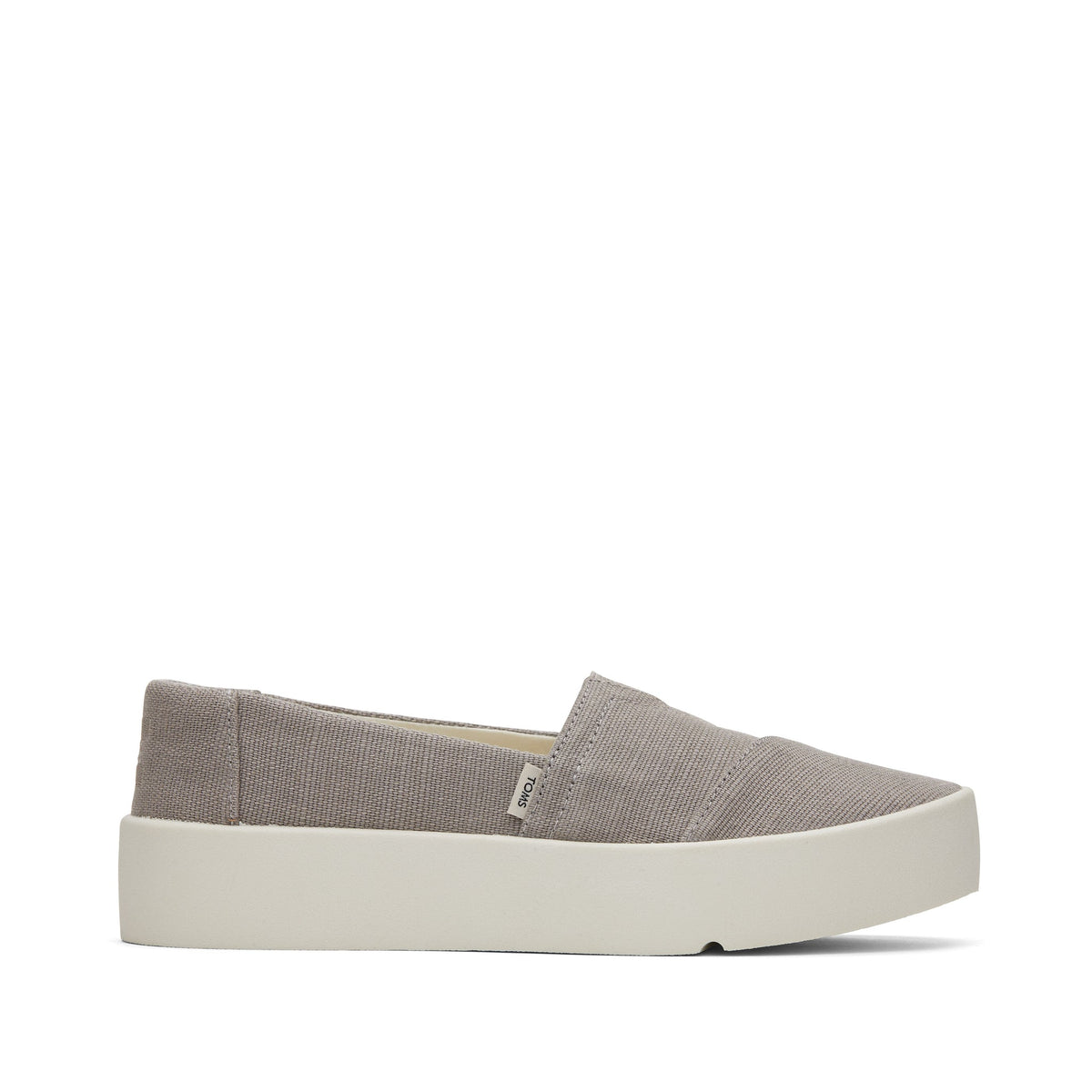 Verona Grey Slip On Sneaker Side View