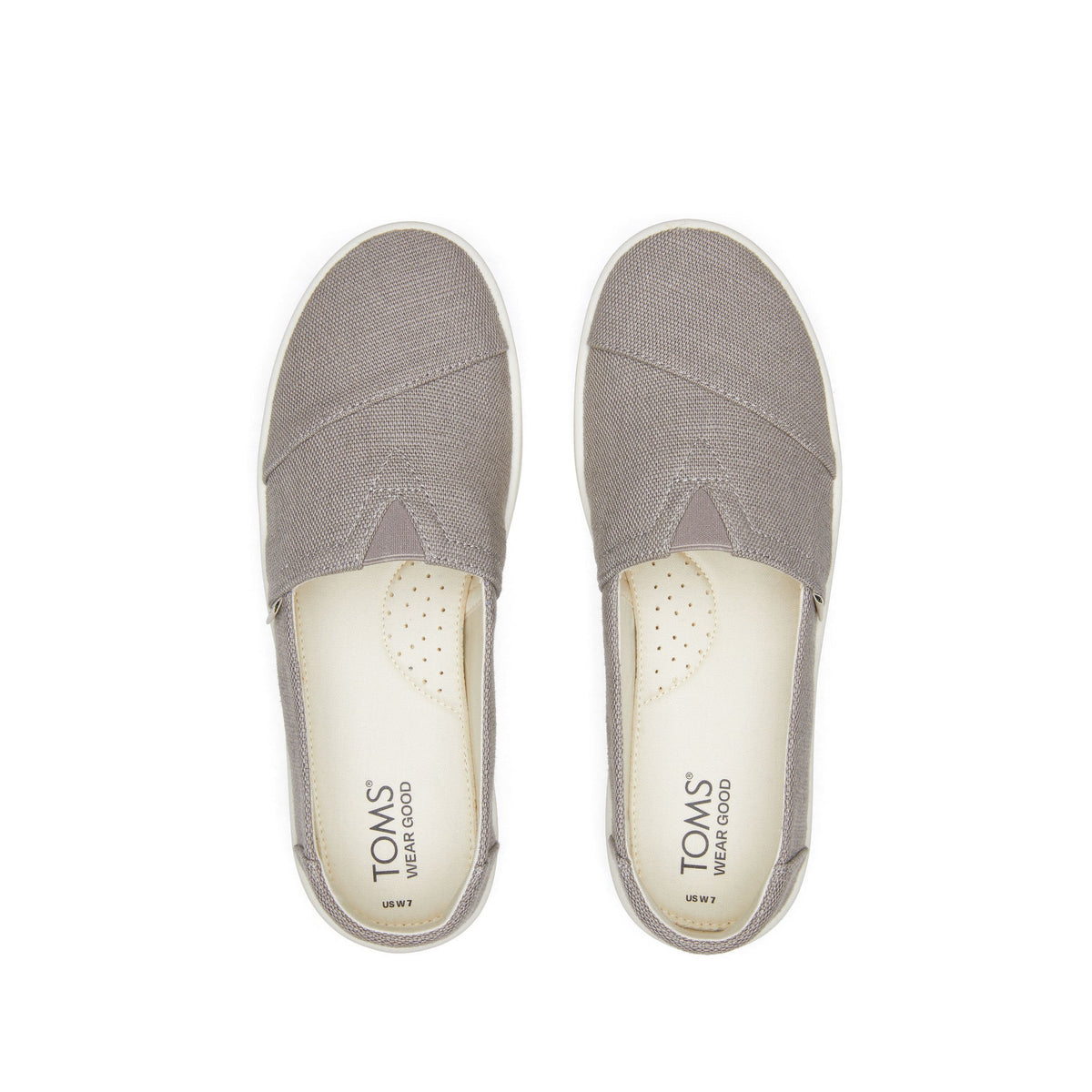 Verona Grey Slip On Sneaker Top View