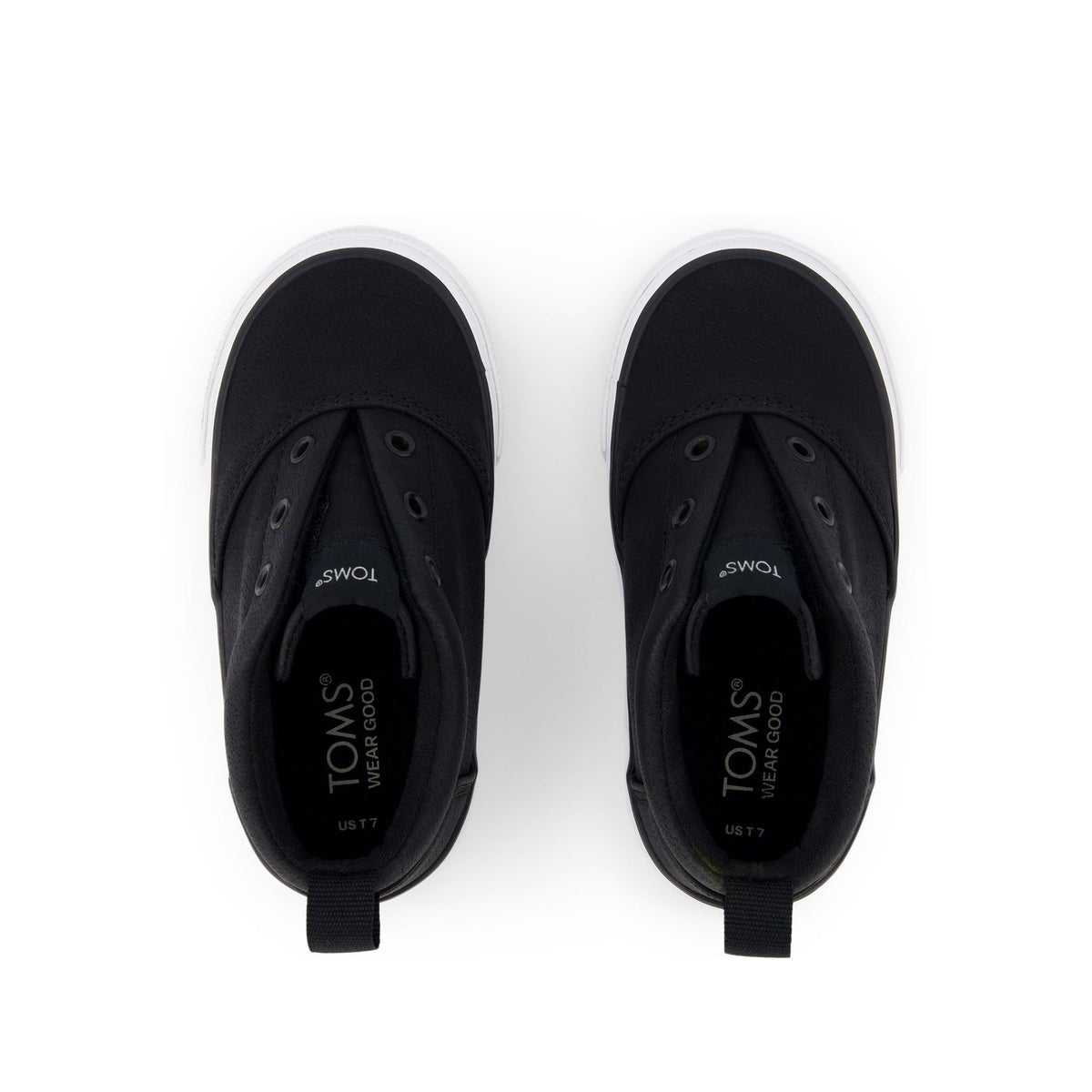 Fenix Mid Black Suede Toddler Sneaker Top View