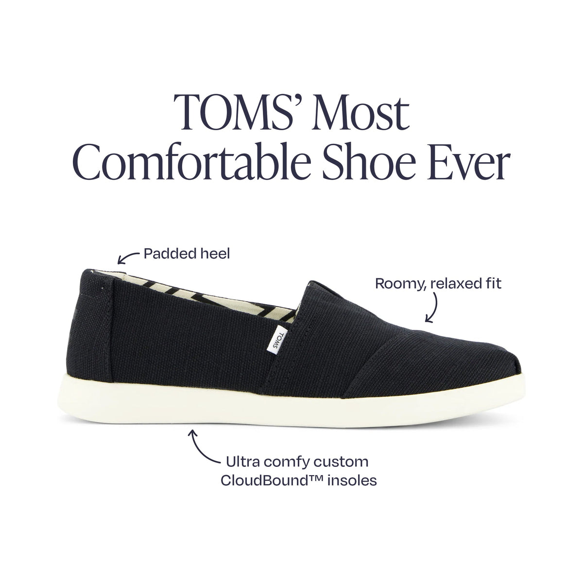 alpargata plus slip on shoe in black features and benefits details