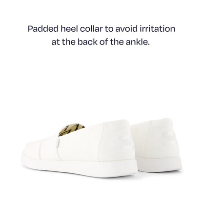 alpargata plus - padded hee collar to avoid irritation at the back of the ankle