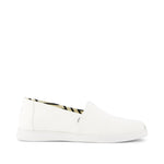 Alpargata Plus White Recycled Cotton Canvas Side View