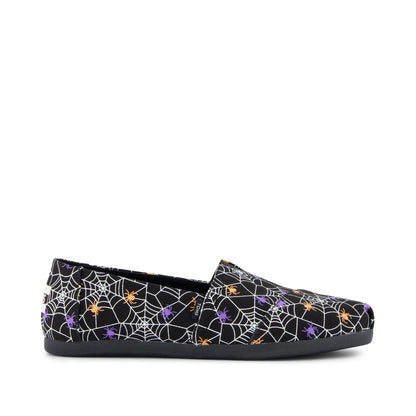 Alpargata Cloudbound - Black Glow In The Dark Spiders Side View