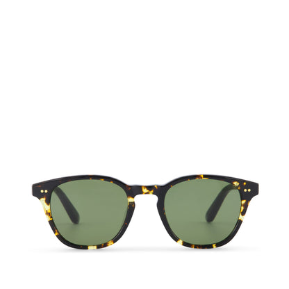 Wyatt Havana Tortoise Handcrafted Sunglasses Front View