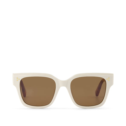 Madison Natural Honey Tortoise Handcrafted Sunglasses Front View