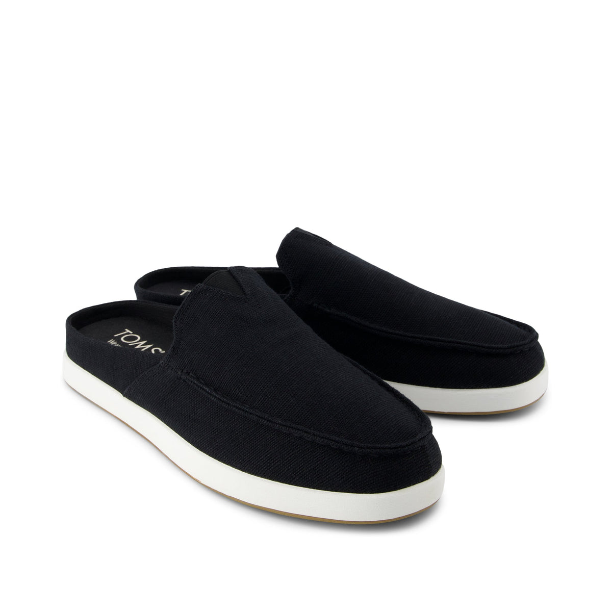 Alonso Mule - Black Heritage Canvas Front View