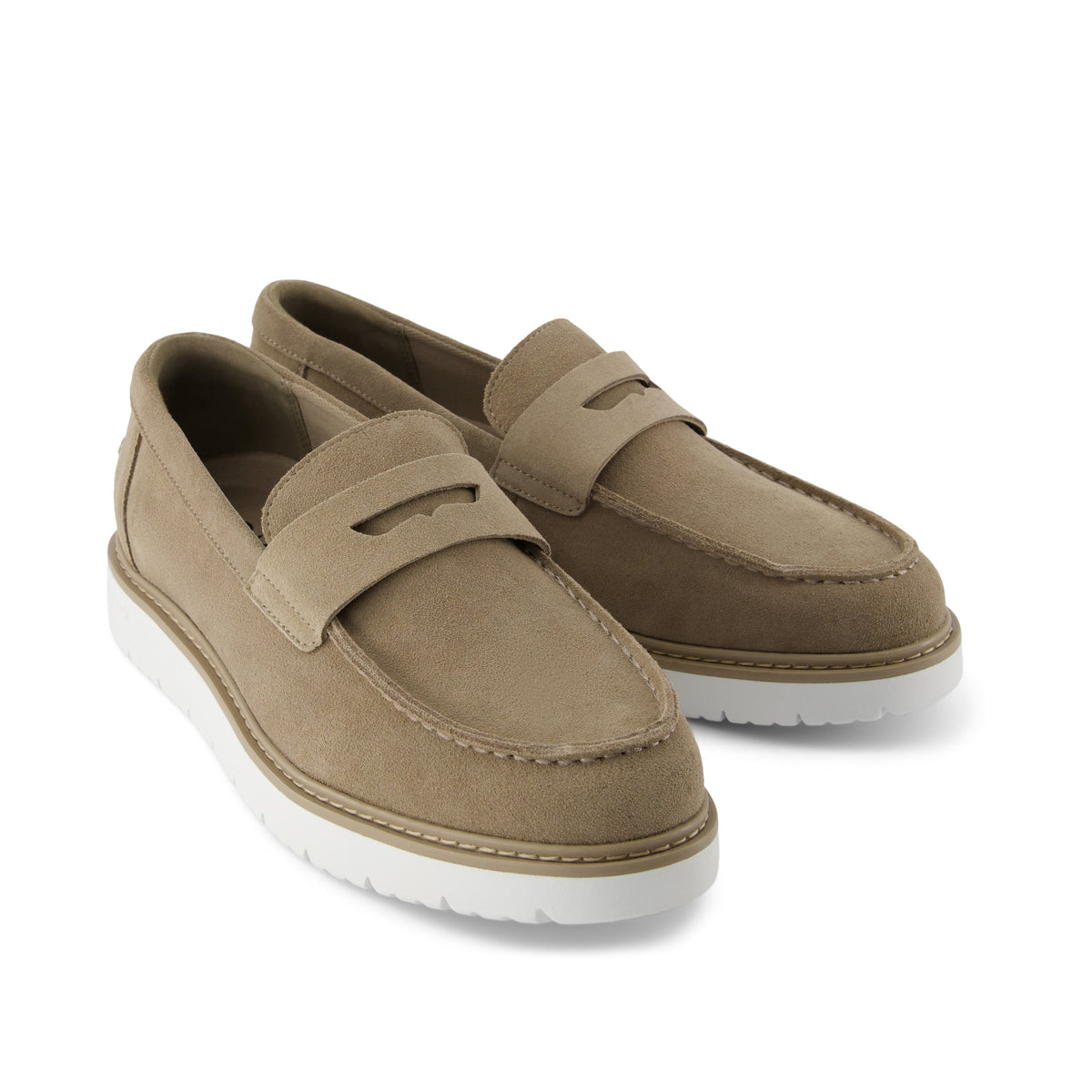 Navi TRVL LITE Havana Loafer - Dune Suede Front View