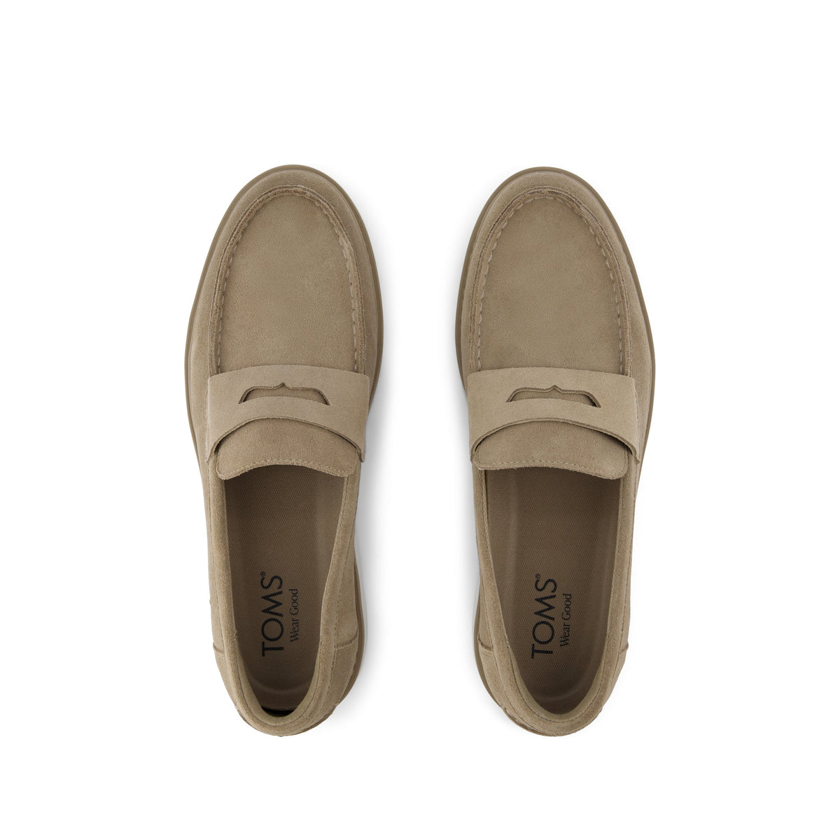 Navi TRVL LITE Havana Loafer - Dune Suede Top View