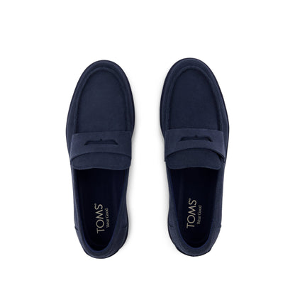 Navi TRVL LITE Havana Loafer - Navy Suede Top View