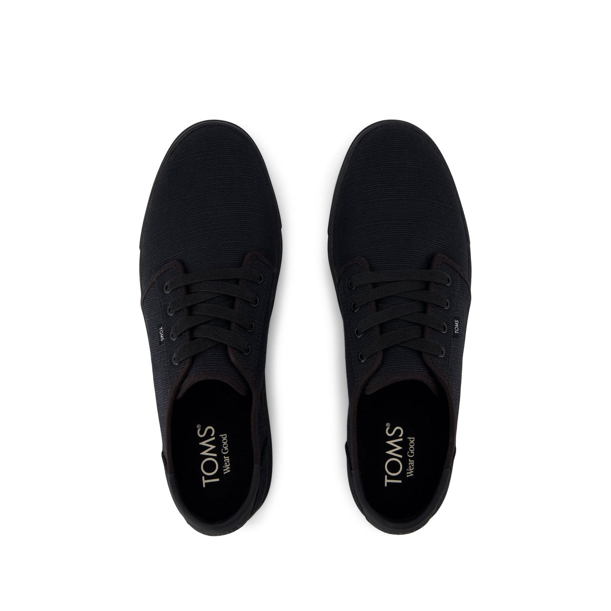 Carlo 2.0 Lace-Up Sneaker - Black and Black Legacy Canvas Top View