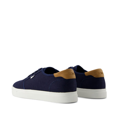 Carlo 2.0 Lace-Up Sneaker - Navy Legacy Canvas Back View