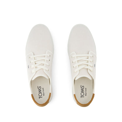 Carlo 2.0 Lace-Up Sneaker - White Legacy Canvas Top View
