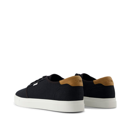 Carlo 2.0 Lace-Up Sneaker - Black Legacy Canvas Back View