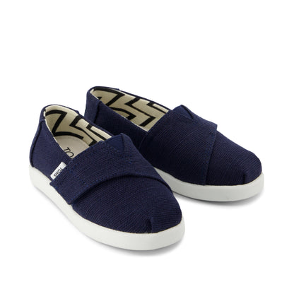 Alpargata Classic Toddler Shoe - Navy Heritage Canvas Front View