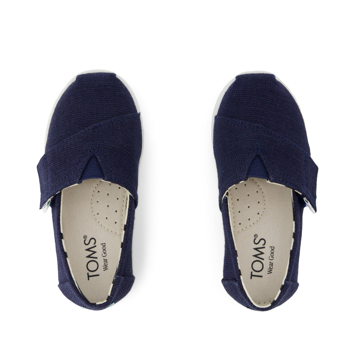 Alpargata Classic Toddler Shoe - Navy Heritage Canvas Top View