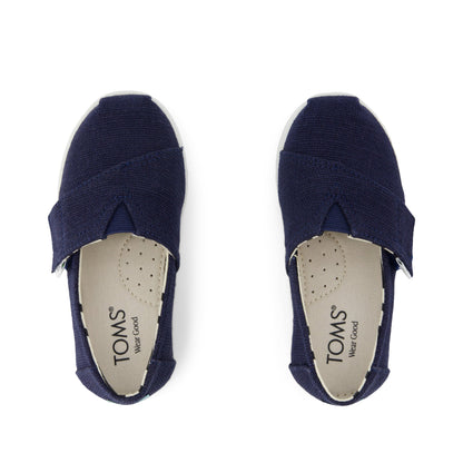 Alpargata Classic Toddler Shoe - Navy Heritage Canvas Top View
