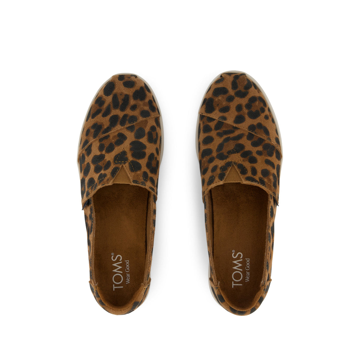 Alpargata Plus - Brown Sugar Leopard Print Suede Top View