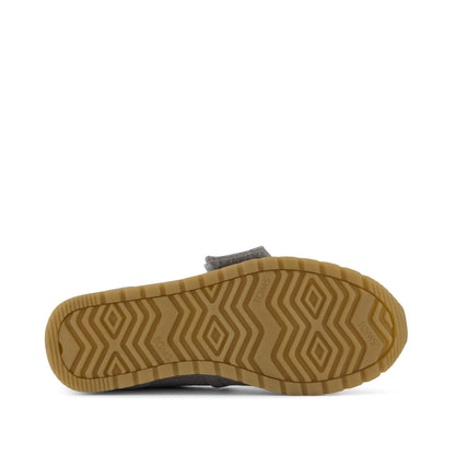 Resident Plus Kids Sneaker - Drizzle Grey Heritage Canvas Bottom Sole View