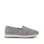 Resident Plus Kids Sneaker - Drizzle Grey Heritage Canvas Side View