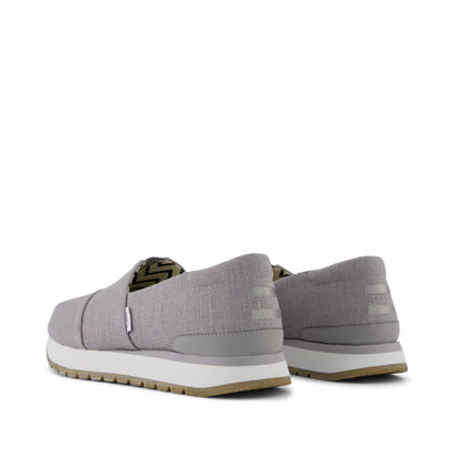 Resident Plus - Drizzle Grey Heritage Canvas Back View
