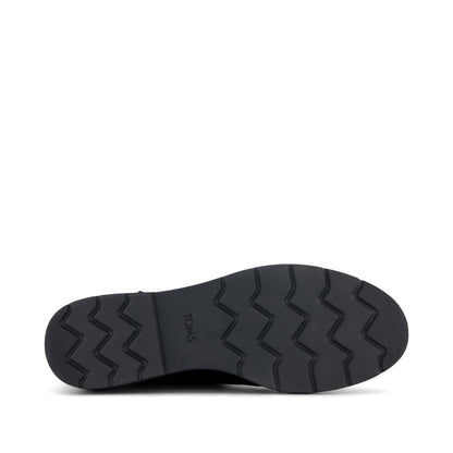Marlow Boot - Water Repellent Black Suede Bottom Sole View