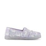 Alpargata Classic Kids Shoe - Misty Lilac Iridescent Unicorn Side View