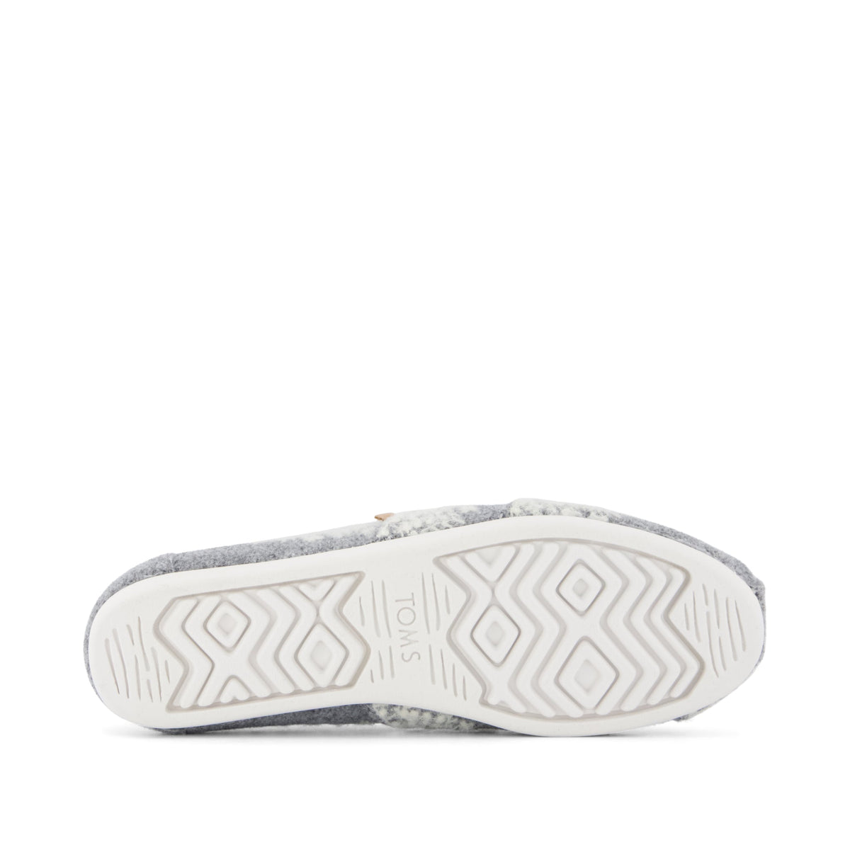 Alpargata Classic - Fuzzy Fair Isle Bottom Sole View