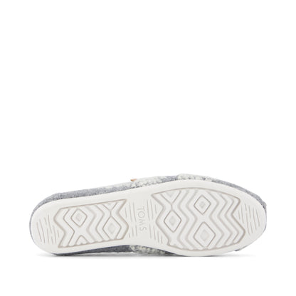 Alpargata Classic - Fuzzy Fair Isle Bottom Sole View