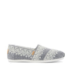 Alpargata Classic - Fuzzy Fair Isle Side View