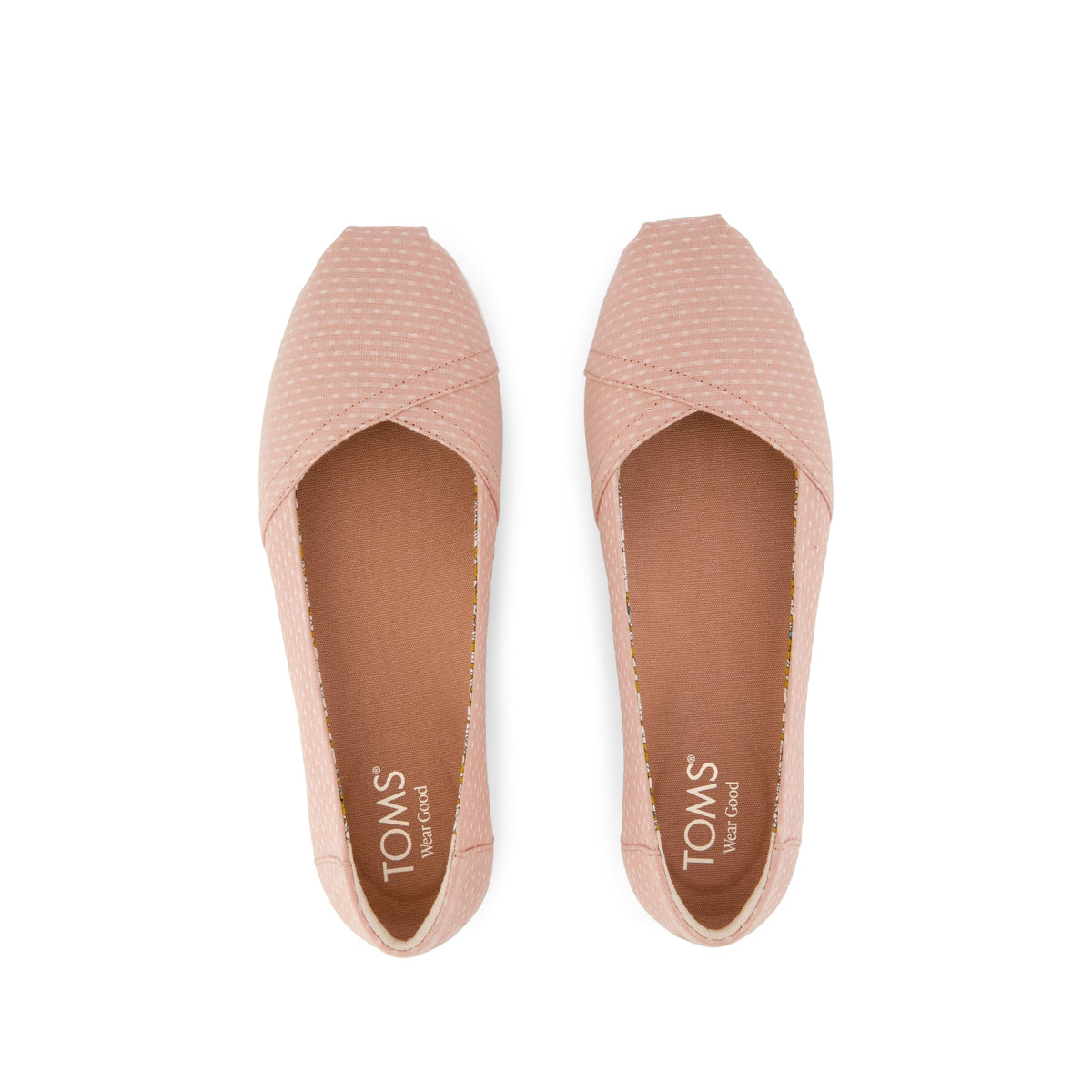 Alpargata Ballet Flat - Bloom Chambray Dot Top View