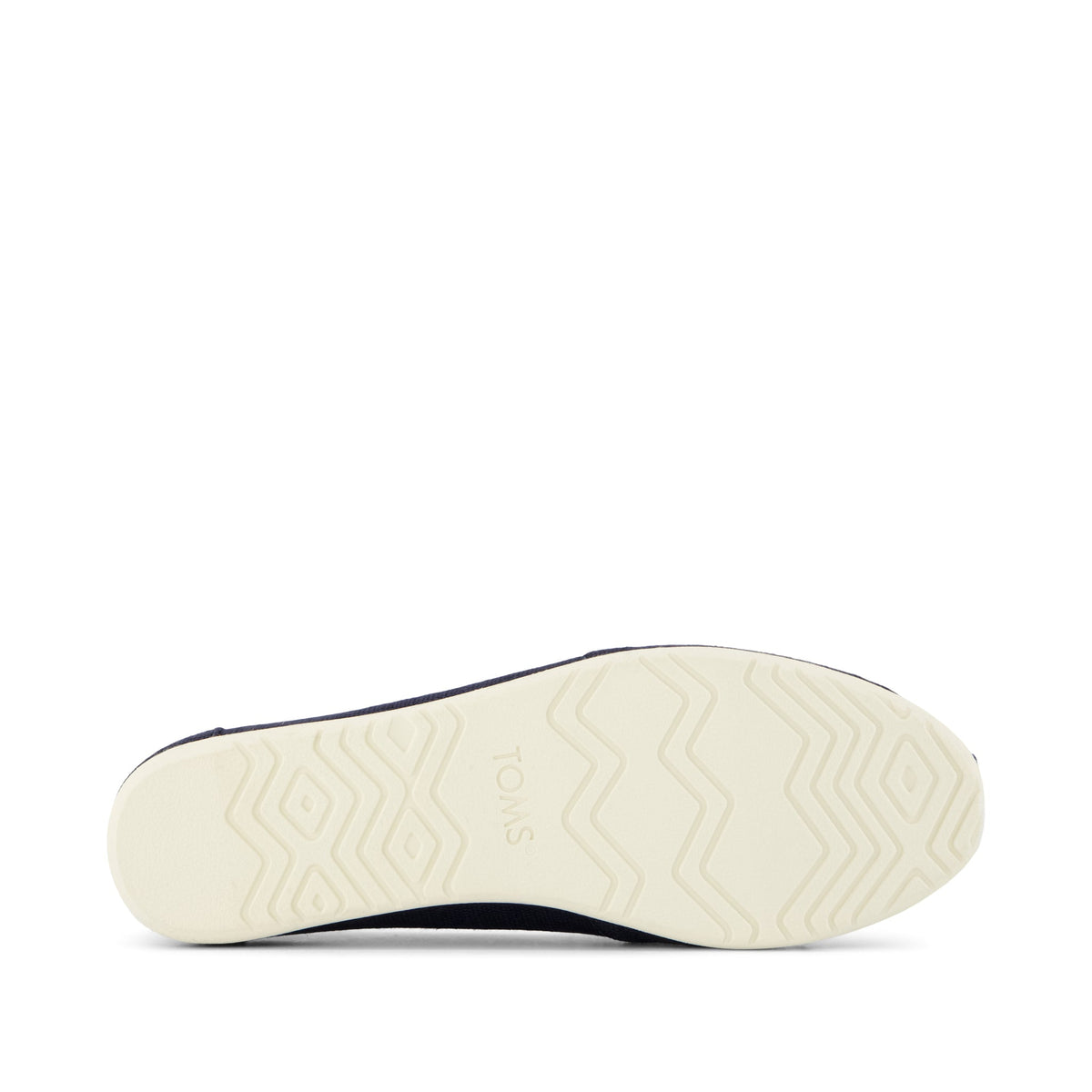 Alpargata Ballet Flat - Navy Heritage Canvas Bottom Sole View
