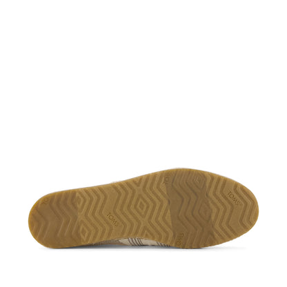 Palmera Plus - Natural Metallic Stripe Bottom Sole View