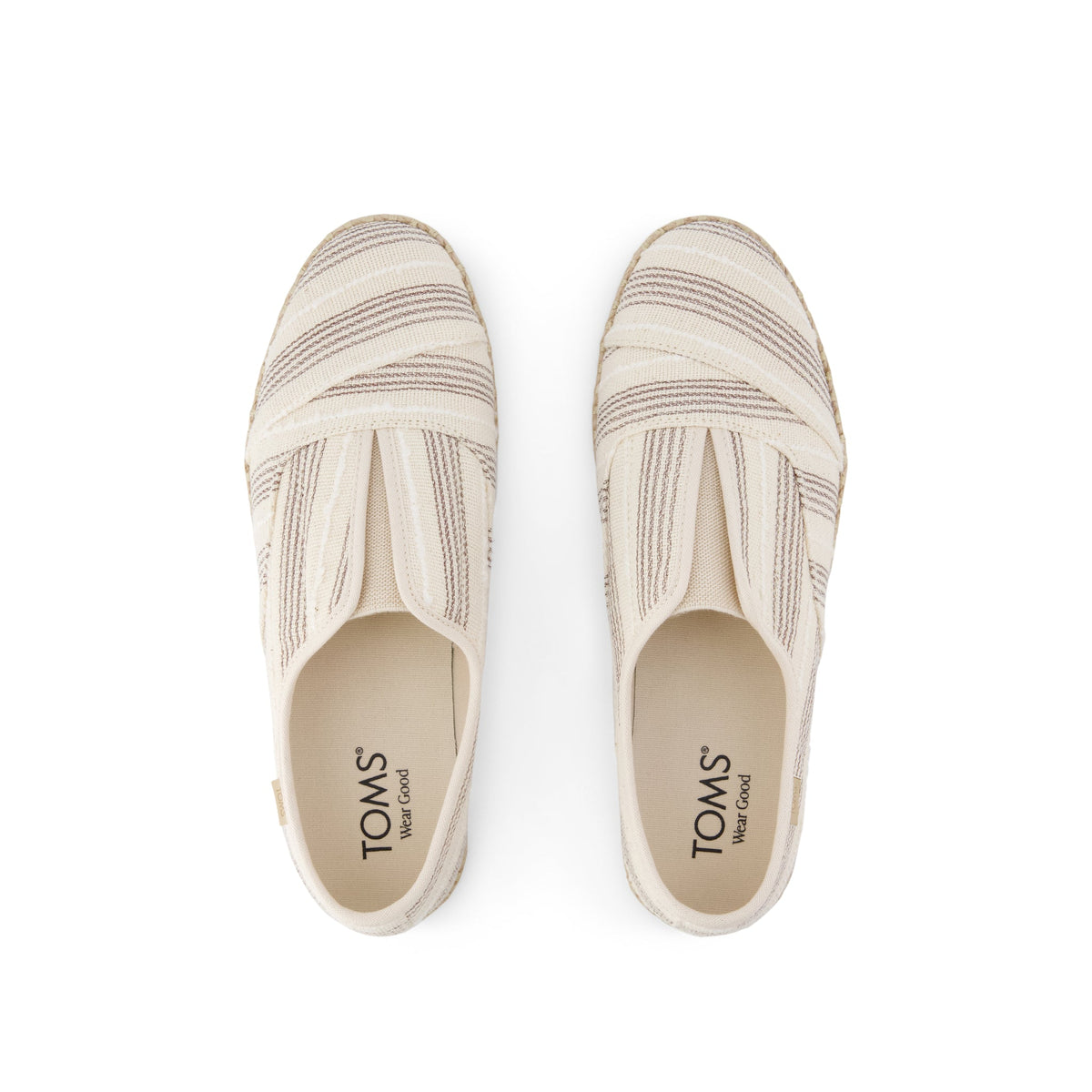 Palmera Plus - Natural Metallic Stripe Top View