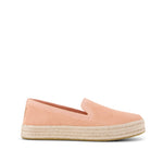 Carolina Espadrille - Embroidered Bloom Suede Side View