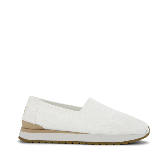 Resident Plus - White Knit Side View