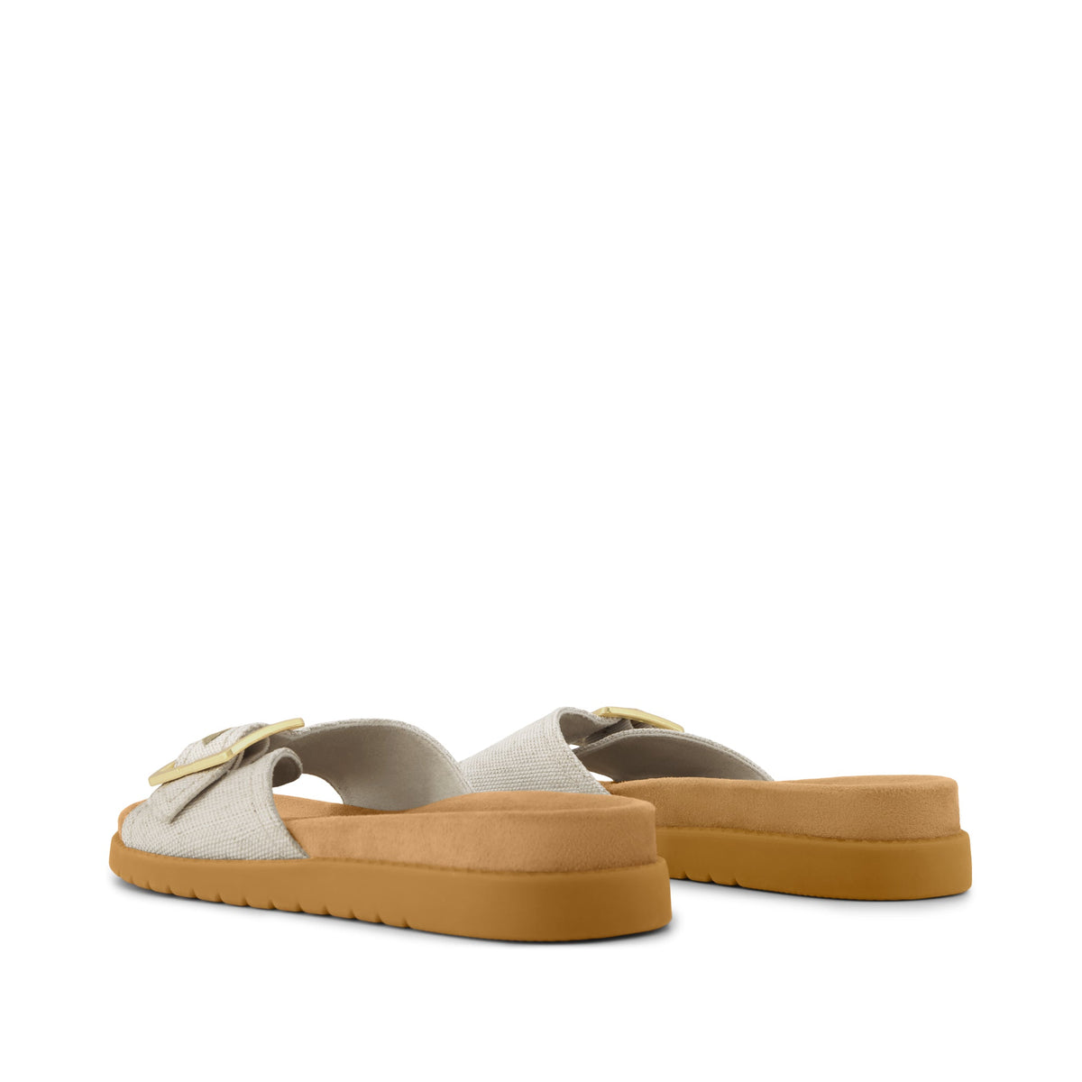 Marin Slide Sandal - Natural Back View