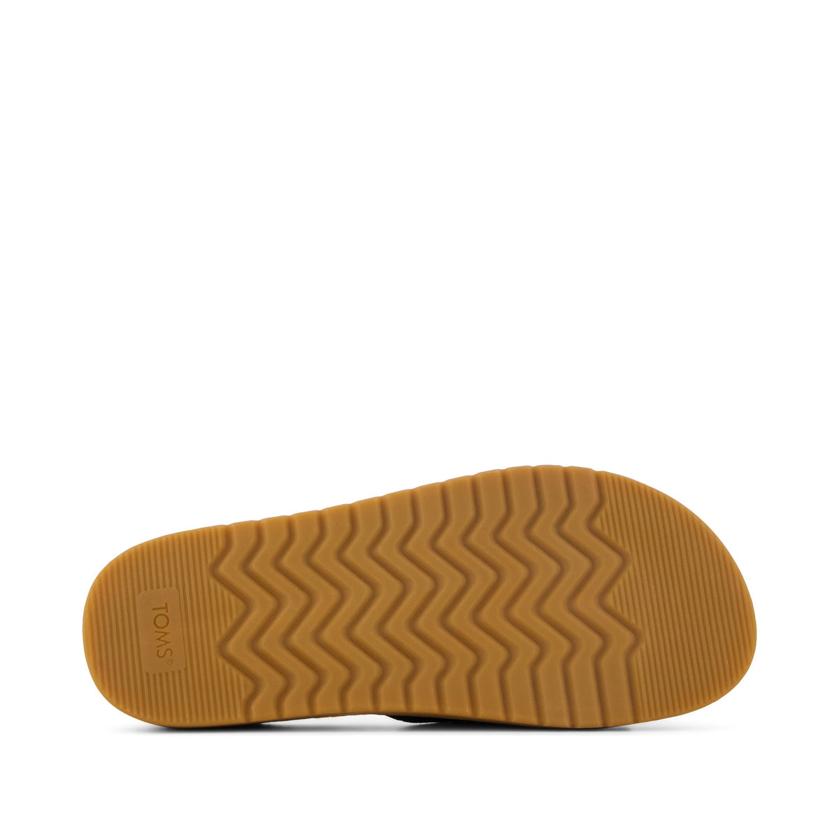 Marin Slide Sandal - Black Canvas Bottom Sole View