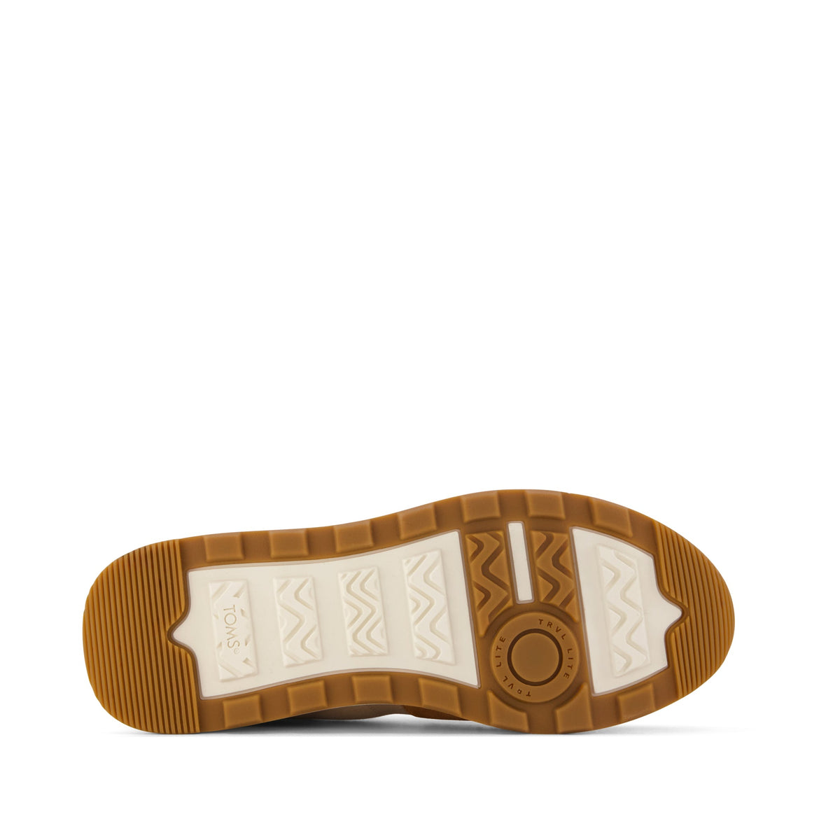 TRVL LITE Retro Runner Sneaker - Water Repellent Brown Sugar Bottom Sole View