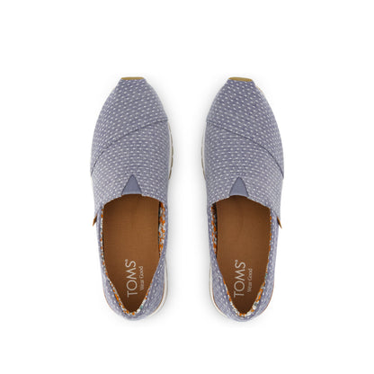 Resident Plus - Niagara Mist Chambray Dot Top View