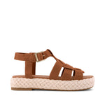 Jac Fisherman Sandal - Brown Sugar Leather Side View