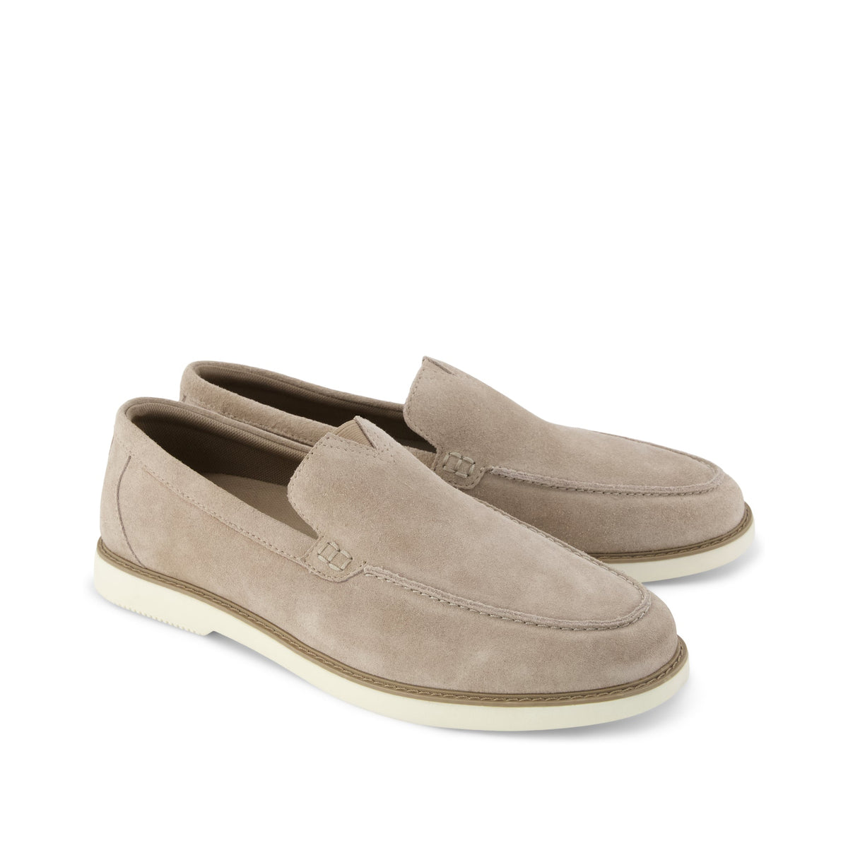 Marcos Loafer - Dune Suede Front View