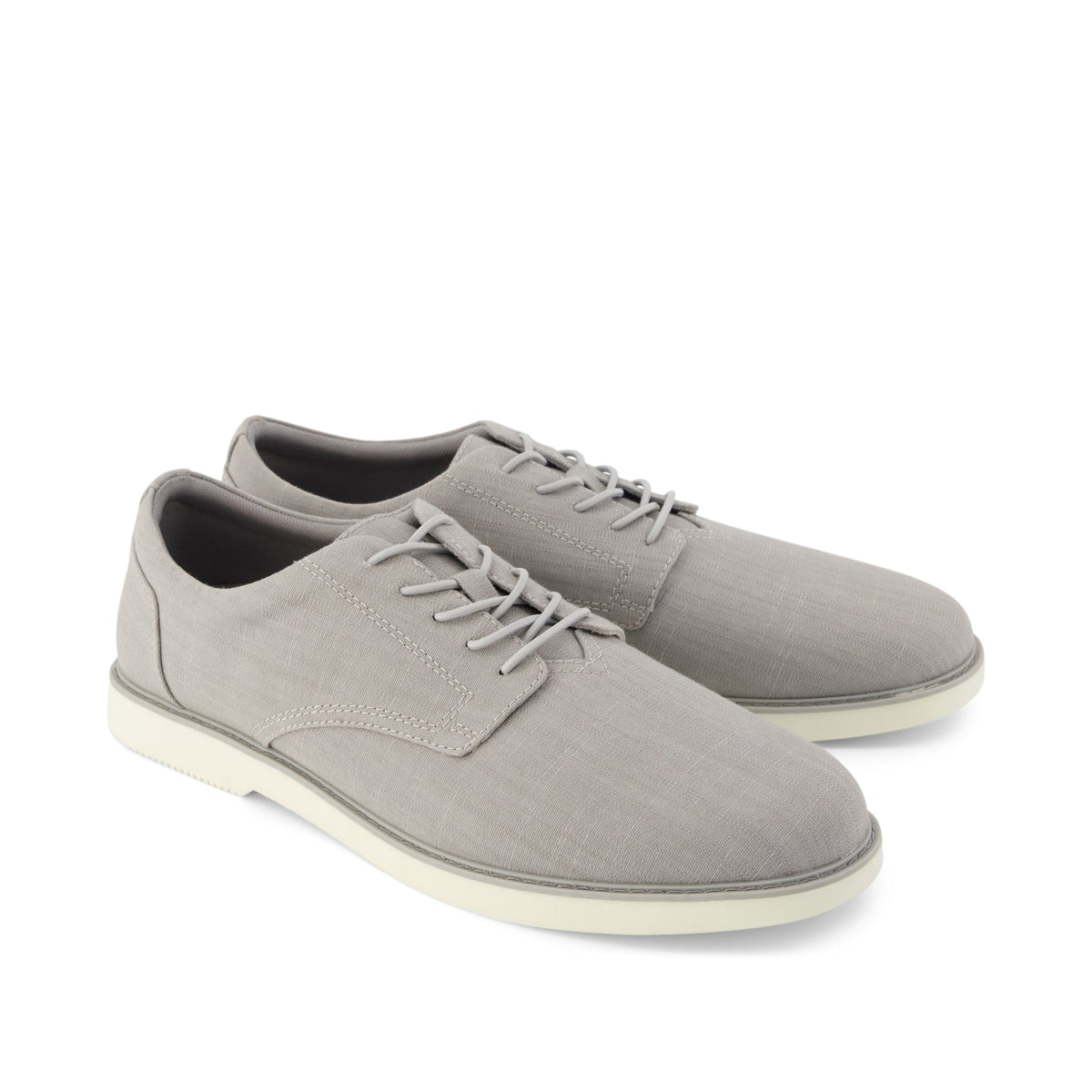 Joshua Dress Shoe - Grey Denim Front View