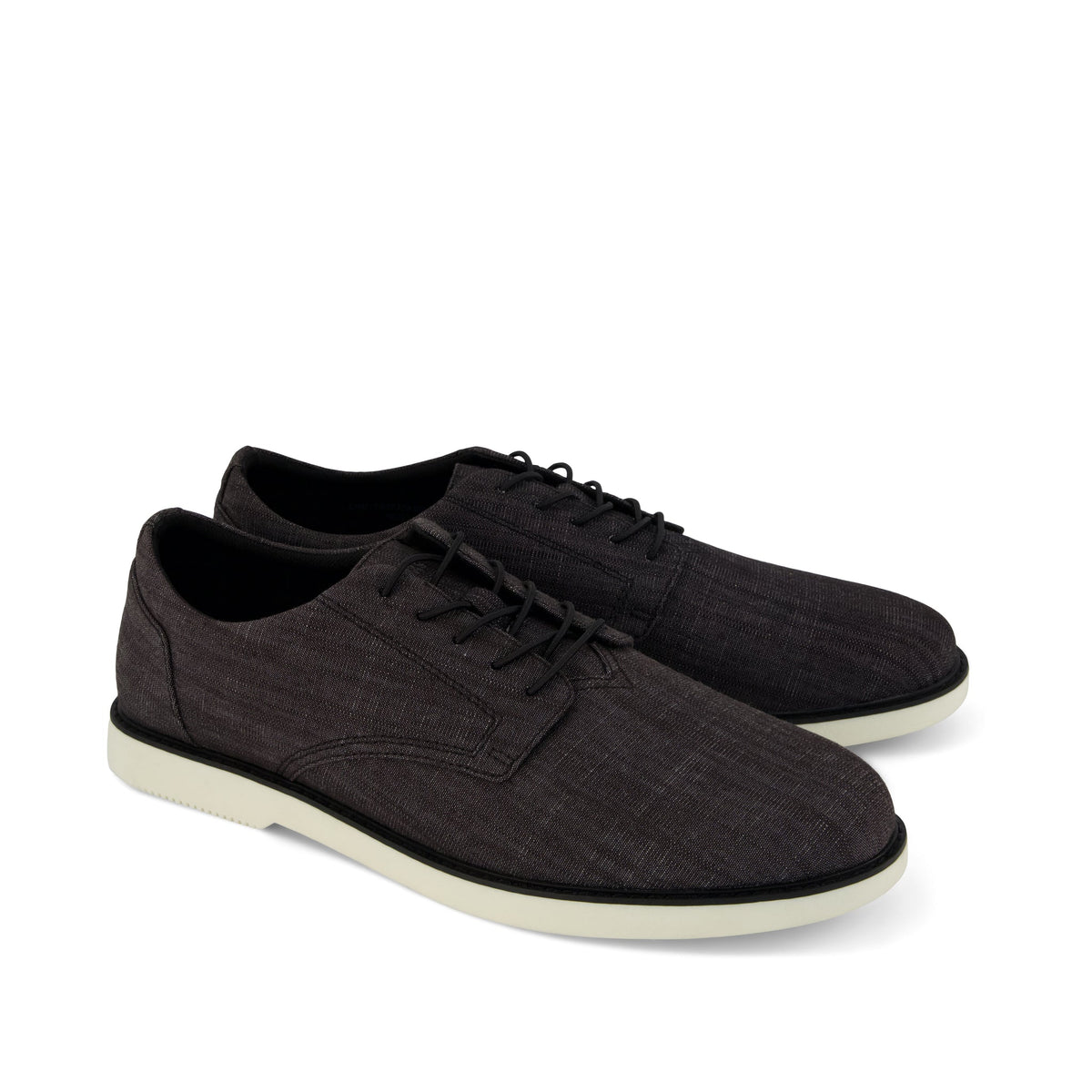 Joshua Dress Shoe - Black Denim Front View