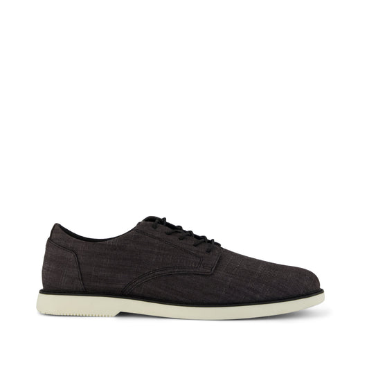 Joshua Dress Shoe - Black Denim Side View