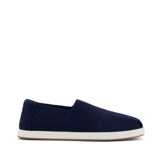 Alp FWD - Navy Knit Side View