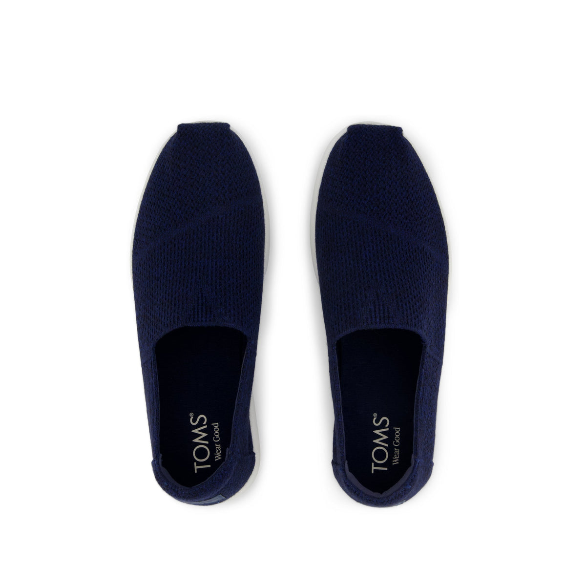 Alp FWD - Navy Knit Top View