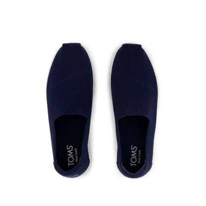 Alp FWD - Navy Knit Top View