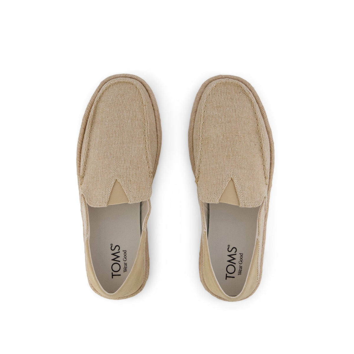 Alonso Rope Loafer - Natural Heritage Canvas Top View