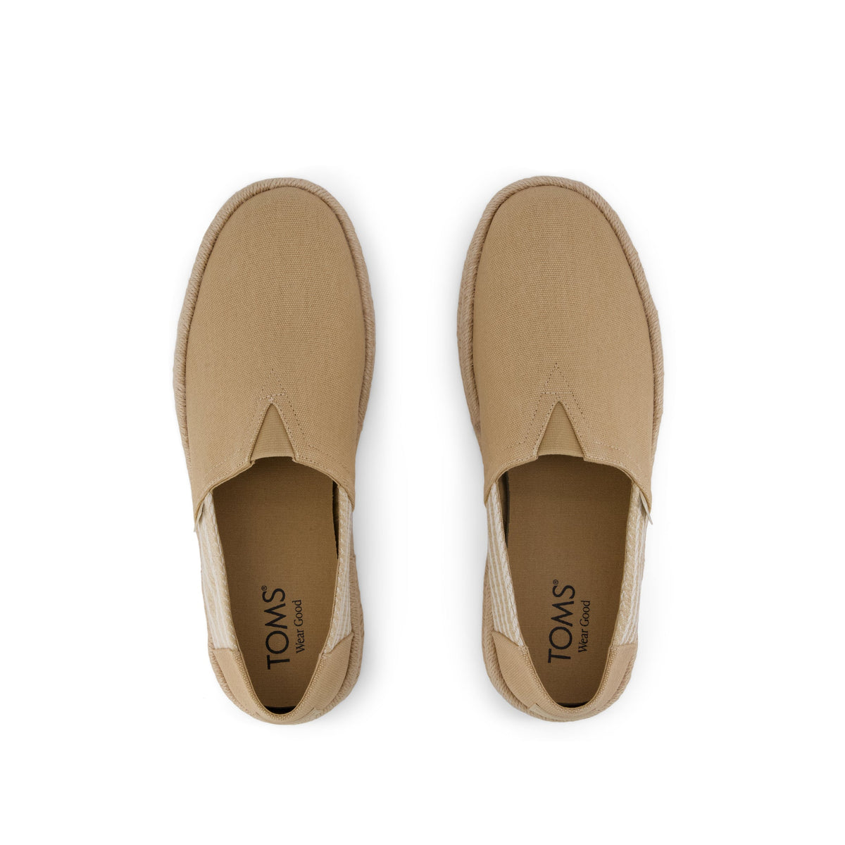 Alpargata Rope 2.0 Espadrille - Natural Stripes Top View