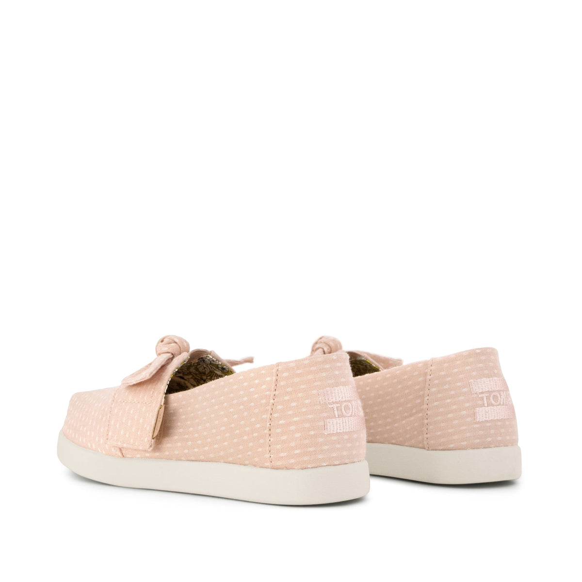 Alpargata Classic Kids Shoe - Bloom Chambray Dot Back View